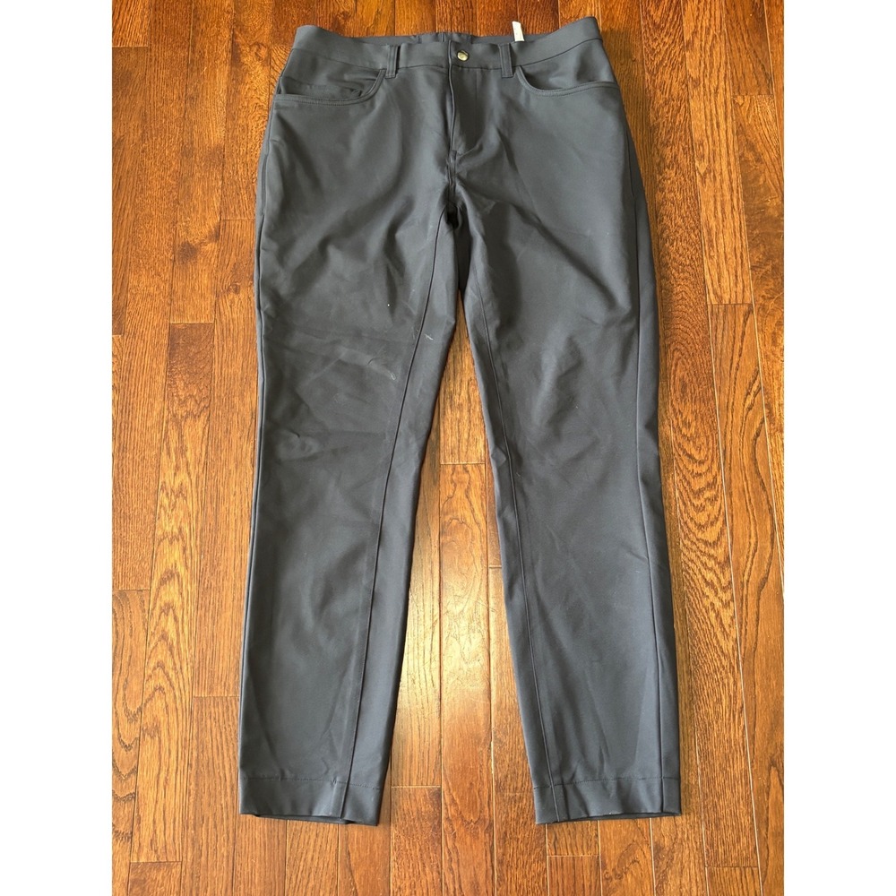 State and Liberty Pants Mens 33x30 Blue Stretch Golf Moisture Wicking